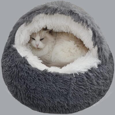 Lit pour Chat - FluffyDream™ - Gris Foncé
