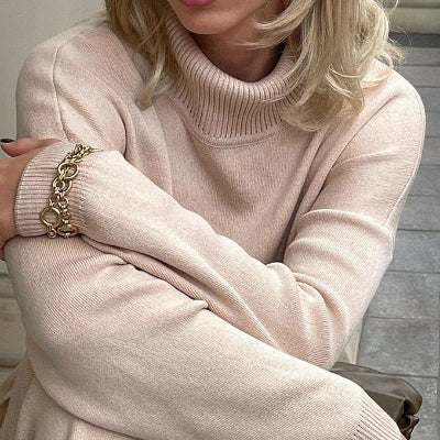 Pull - CozyTurtleneck™ - Beige