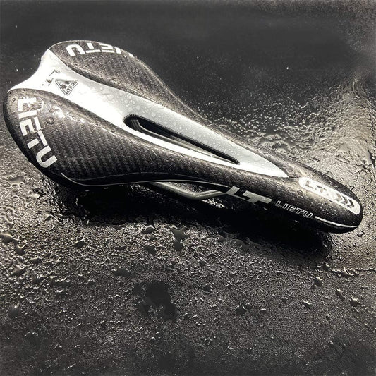 Selle de Vélo - BicycleSaddle™ - Fibre de carbone Blanc