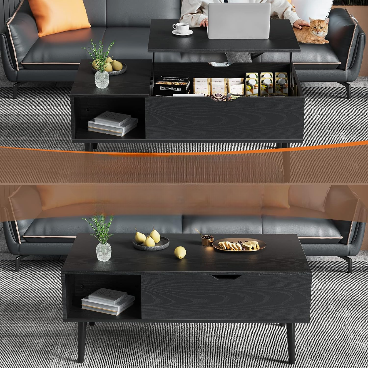 Table Basse - LivingRoomTable™ - Noir