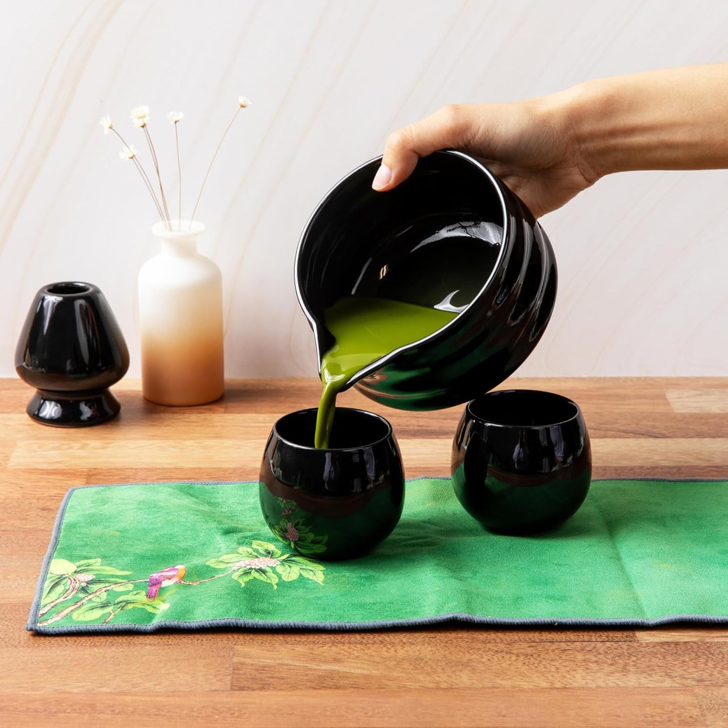 Service à Thé Japonais - ZenMatchaTeaSet™ - Noir