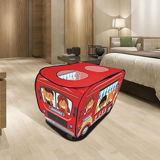 Tente de Jeu Enfant - TenteMagik™ - Camion Burger Rouge