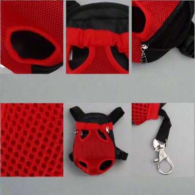 Sac de Transport Chat - PetExplorer™ - Rouge