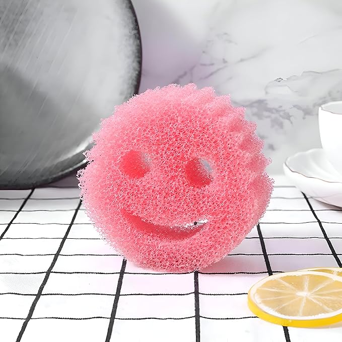 Eponge Smiley - SpongeJoy™ - Rose