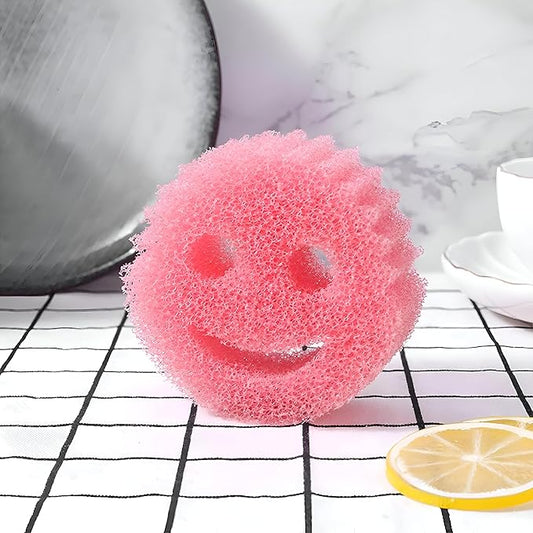 Eponge Smiley - SpongeJoy™ - Rose