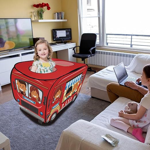 Tente de Jeu Enfant - TenteMagik™ - Camion Burger Rouge