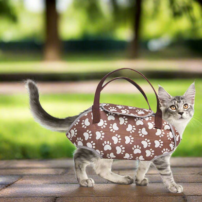 Sac de Transport Chat - PorteChat™ - Marron