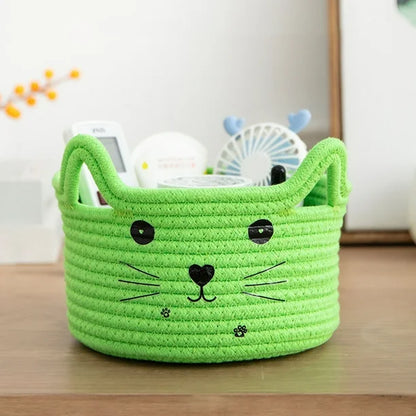 Paniers de Rangement - CottonStorageBaskets™ - Vert