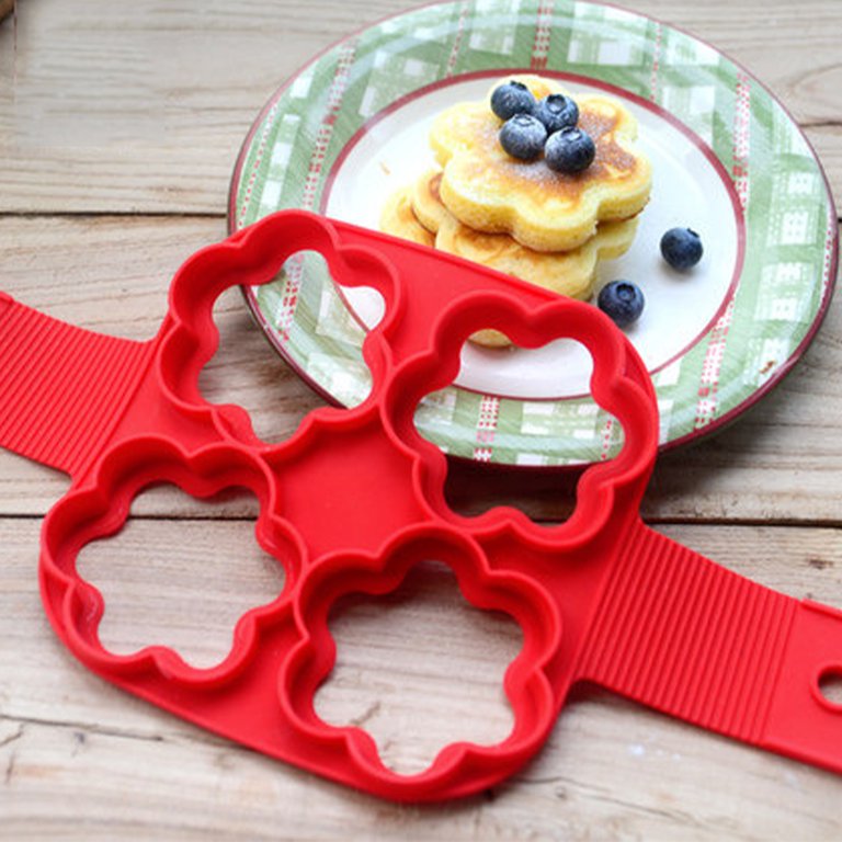 Moule pour Pancakes - FlipShape™ - Fleur x4