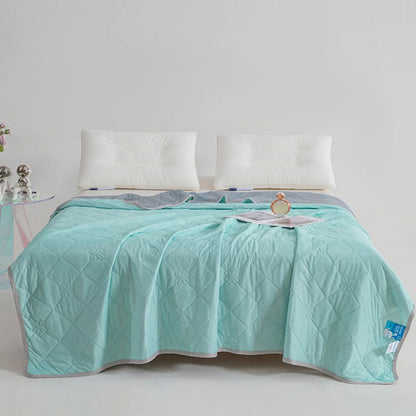 Couette d'Été - ChillBreezeComforter™ - Vert d'Eau