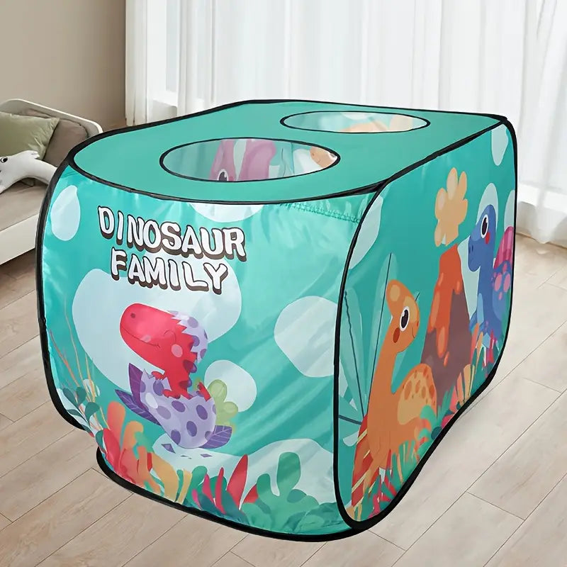 Tente de Jeu Enfant - TenteMagik™ - Tente Dinosore Vert Eau
