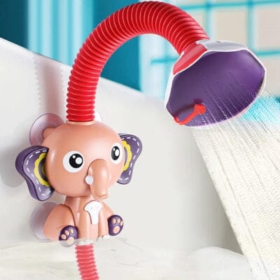 Jouet de bain bébé -  CuteBabyBathToys™ - Elephant rouge
