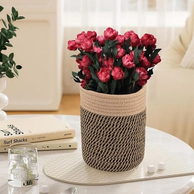 Panier mural - WallHangingFlowerBasket™ - Jaune&Marron