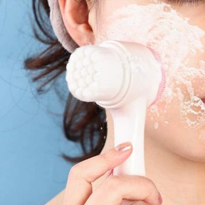 Brosse Nettoyante Visage - FaceCleaningBrushes™ - Rose