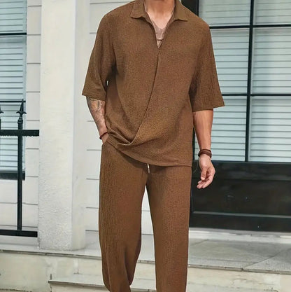 Tenue Été Homme - UrbanEaseSet™ - Marron