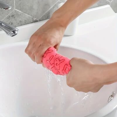 Serviette Microfibre - PetTowel™ - Lapin Framboise