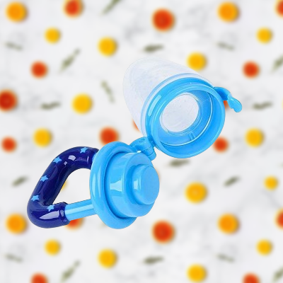 Sucette bebe - BabySiliconeFeeder™ - Bleu
