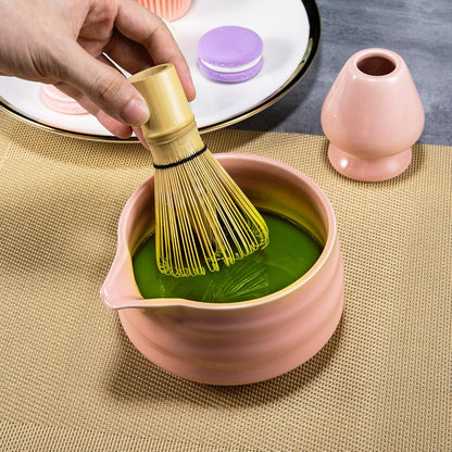 Service à Thé Japonais - ZenMatchaTeaSet™ - Rose