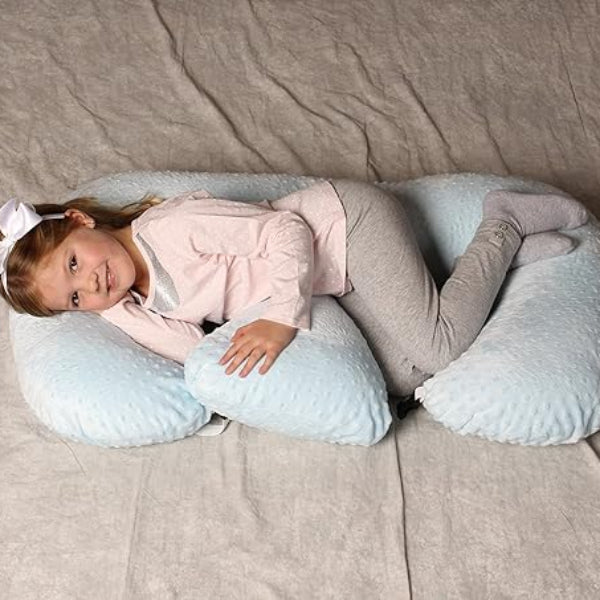 Coussin d'Allaitement - TwinCuddle™ - Bleu Ciel