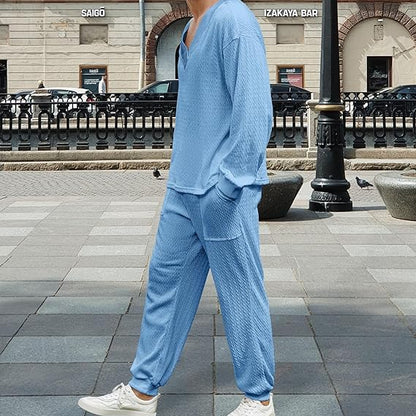 Tenue Été Homme - UrbanEaseSet™ - Bleu Cliel