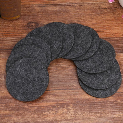 Dessous de Verre - RoundFeltCoaster™ - Gris Foncé