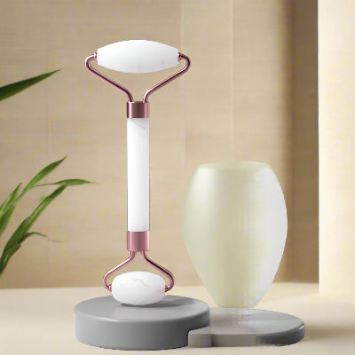 Rouleau Massage Visage - ZenRoller™ - Blanc