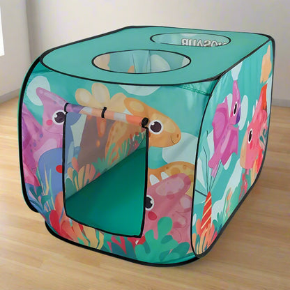 Tente de Jeu Enfant - TenteMagik™ - Tente Dinosore Vert Eau