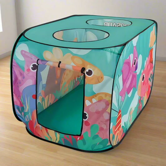 Tente de Jeu Enfant - TenteMagik™ - Tente Dinosore Vert Eau