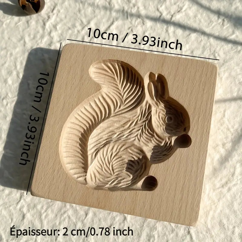 Emporte Pièce - CookieWood™ - Écureuil détaillé