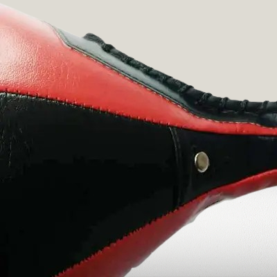 Sac De Boxe - LeatherPunchingBall™ - Rouge&Noir