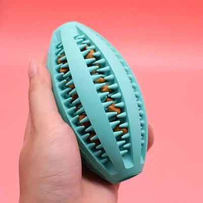 Jouet Interactif pour Chien - ChewBounceBall™ - Bleu Clair