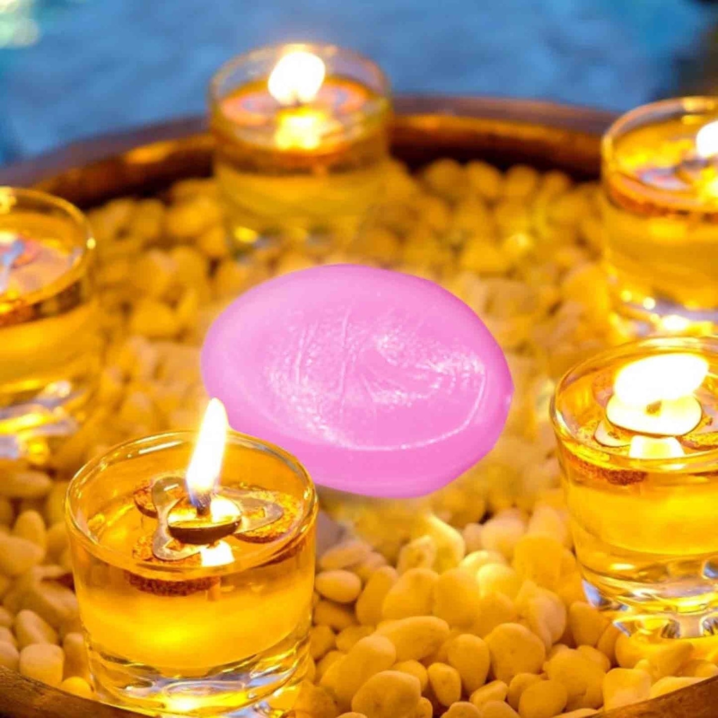 Décoration Jardin - GlowStones™ - Rose