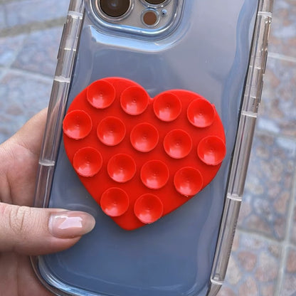 Support Téléphone  - HeartPhoneHolder™ - Rouge