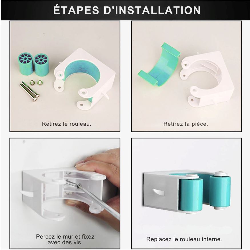 Porte Vélo Mural - BikeMount™ - Bleu