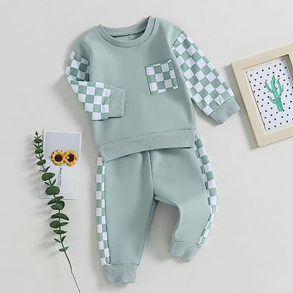 Ensemble Bebe Garcon - BabyBoysOutfits™ - Vert