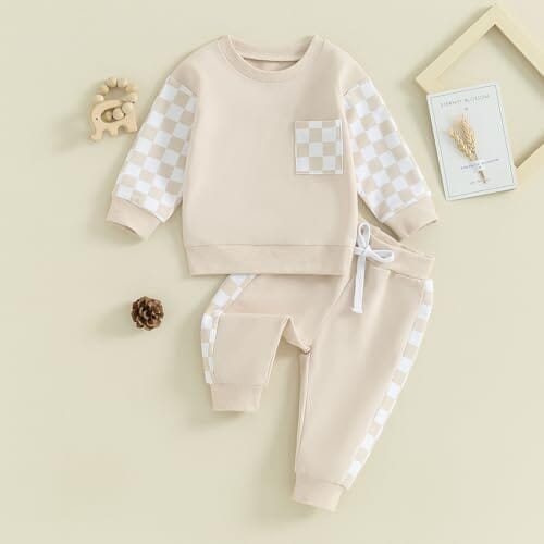 Ensemble Bebe Garcon - BabyBoysOutfits™ - Abricot