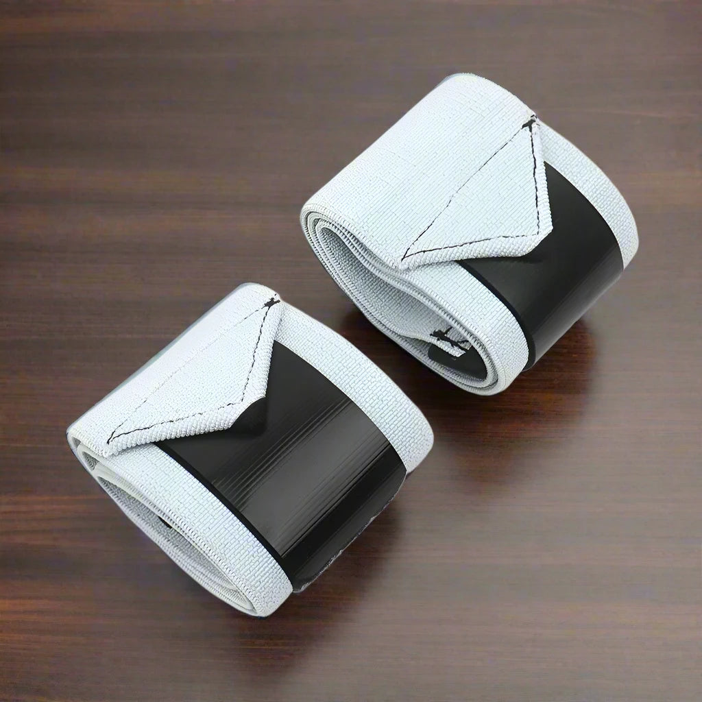 WeightLiftingWristWraps™ - Blanc