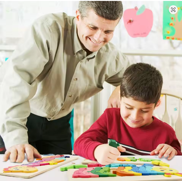 puzzle en bois - MacaronPuzzle™ - Jiraffe