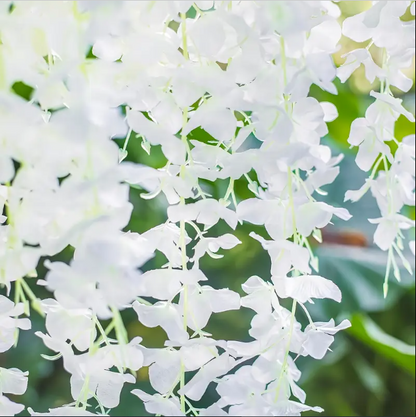 Guirlande Fleurs  - SilkBloom™ - Blanc