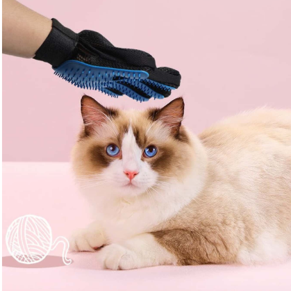 Gant de Toilettage - FurEase™ - Bleu