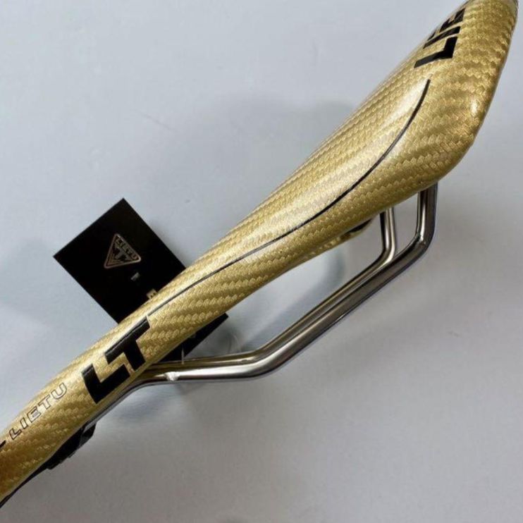 Selle de Vélo - BicycleSaddle™ - Noir Or