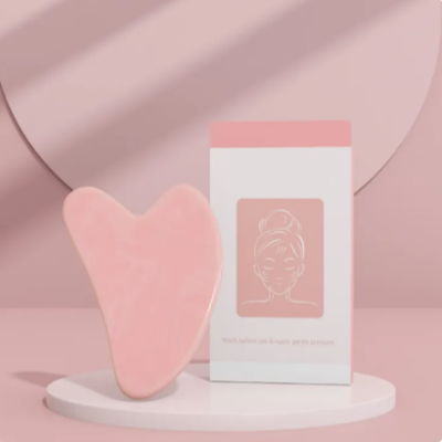 Rouleau Massage Visage - ZenRoller™ - Plaquette Rose