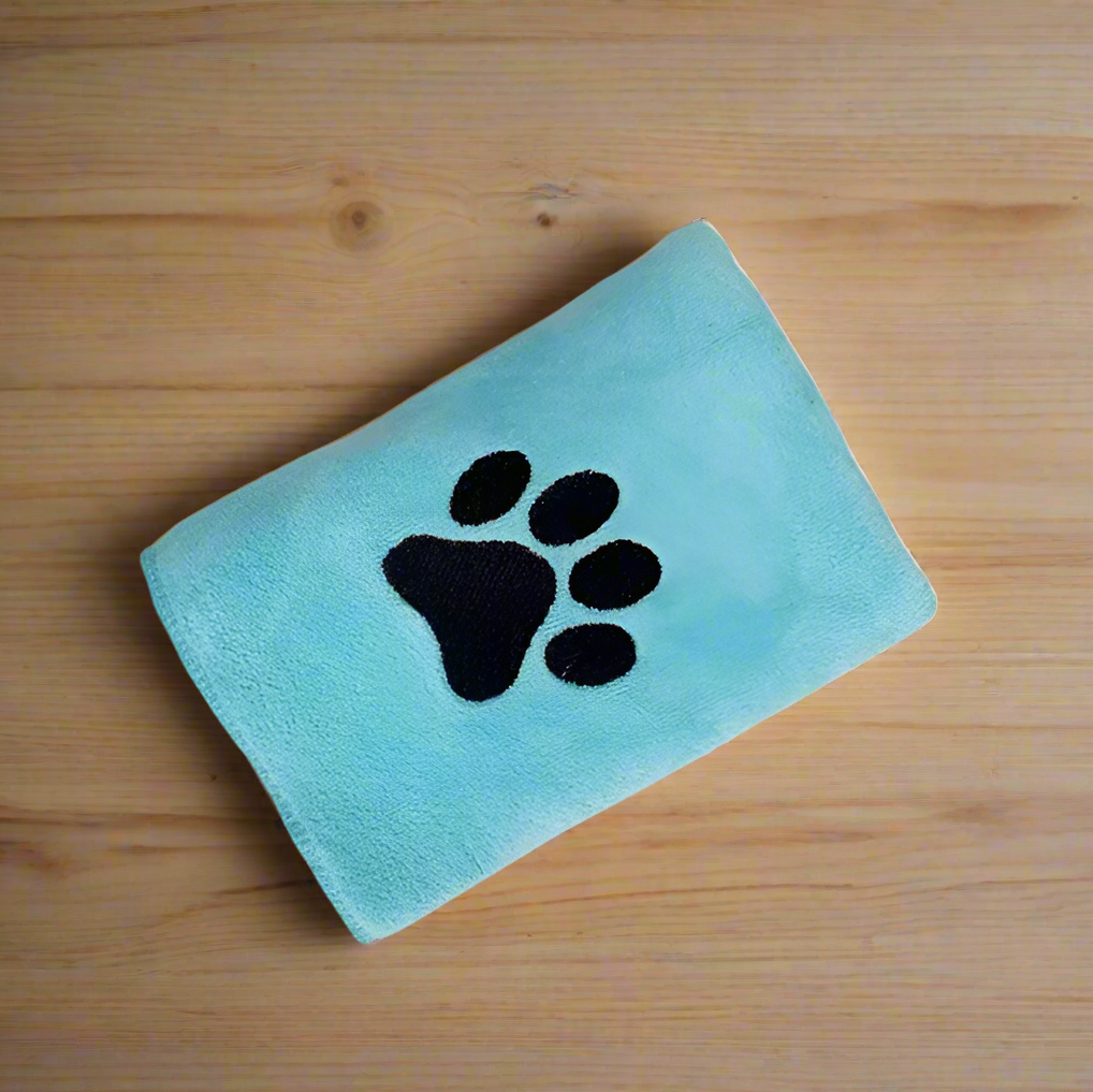 Serviette pour Chien - PawDry™ - Bleu Ciel