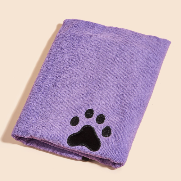Serviette pour Chien - PawDry™ - Mauve