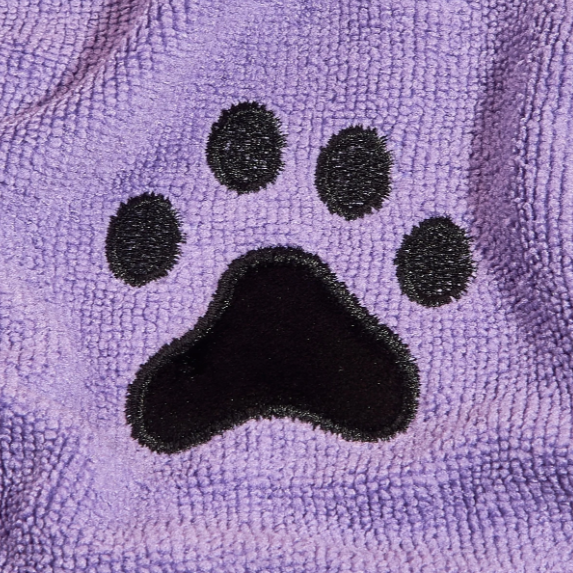 Serviette pour Chien - PawDry™ - Mauve