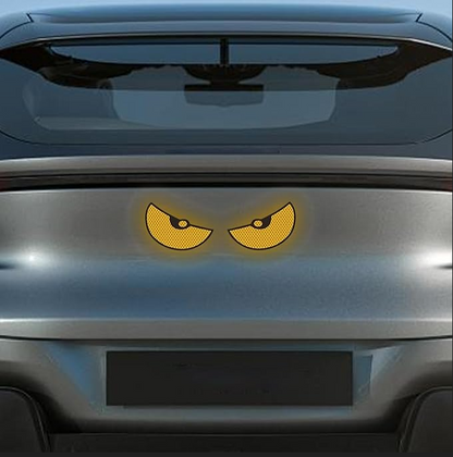 Sticker Voiture - EyeAlert™ - Jaune