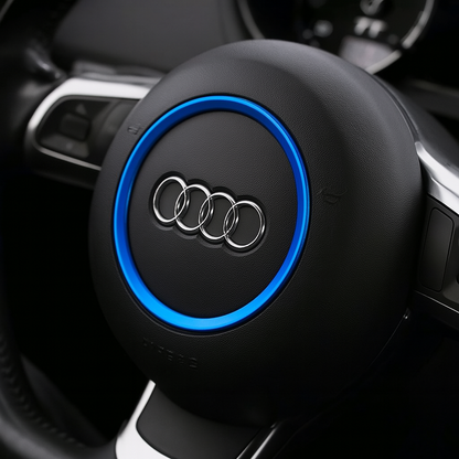 Autocollant Voiture - LogoLoop™ - Bleu