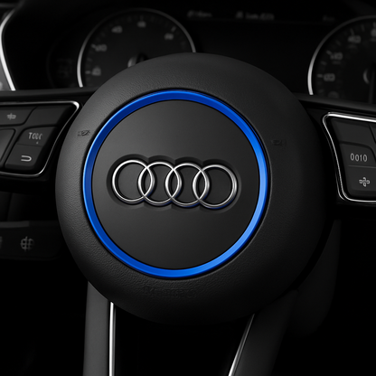 Autocollant Voiture - LogoLoop™ - Bleu