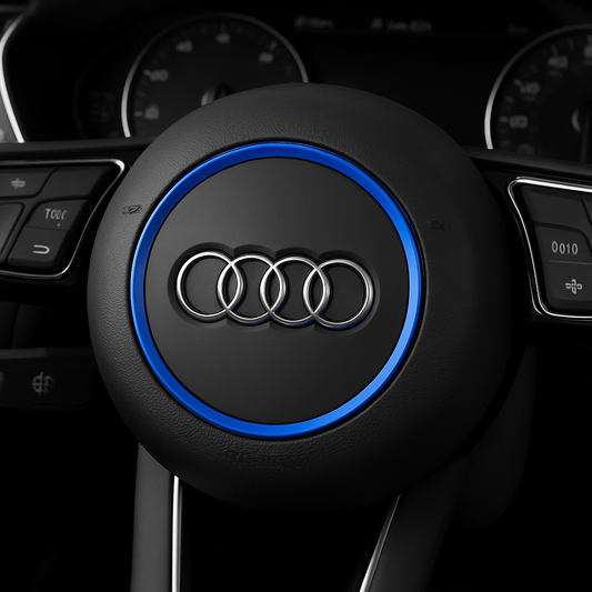 Autocollant Voiture - LogoLoop™ - Bleu
