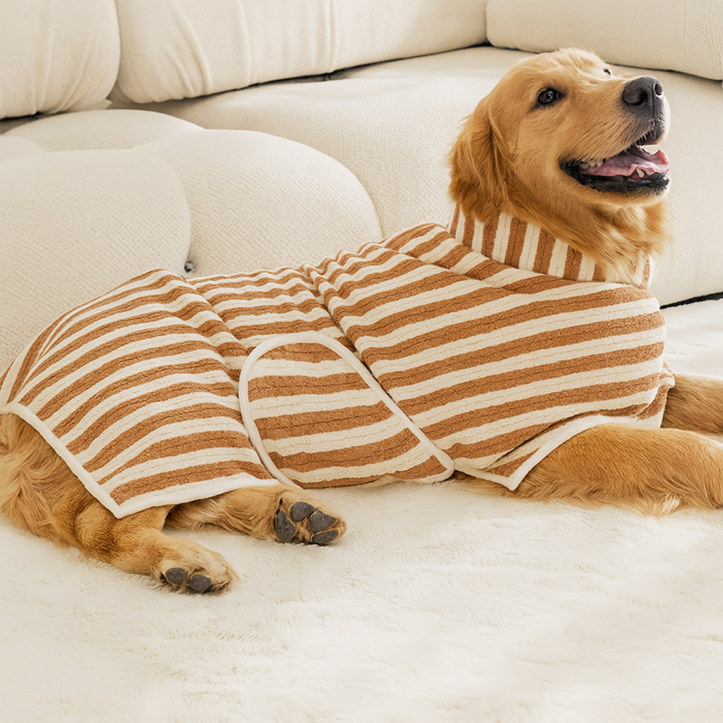 Peignoir pour Chien - FurWrap™ - Marron